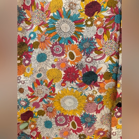 Coofandy Men’s Floral Short Sleeve Neon Hawaiian Aloha Shirt Collared - Picture 2 of 5